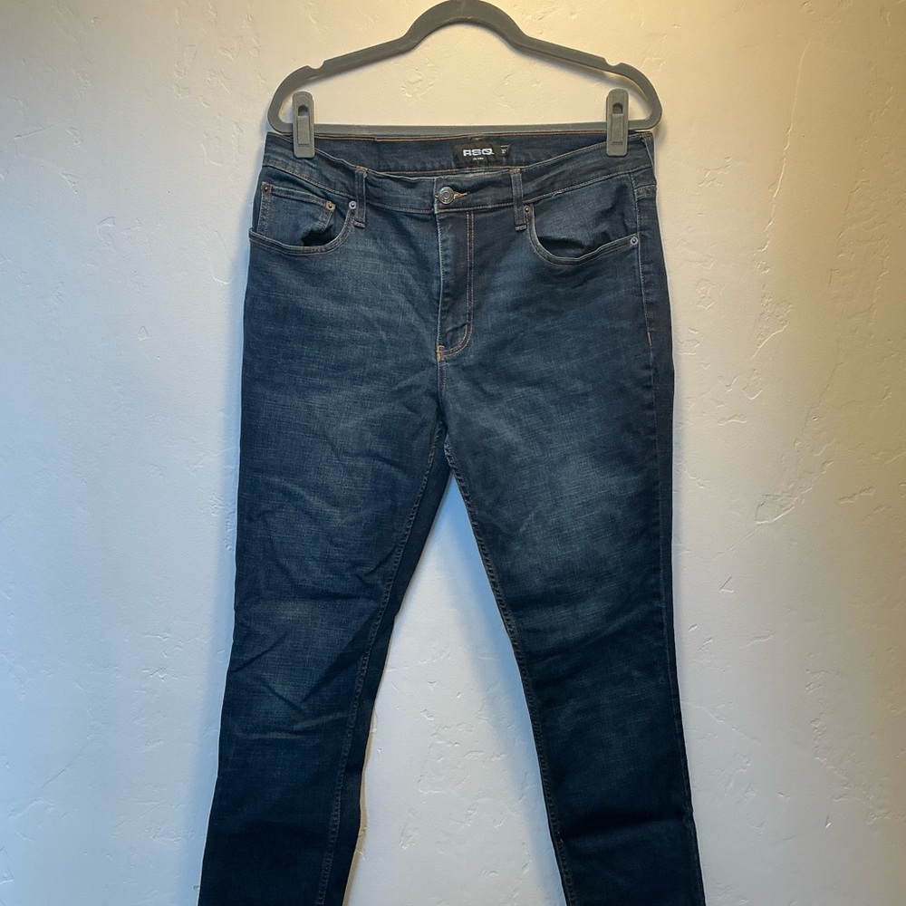 RSQ Men’s Dark Slim Taper Jeans